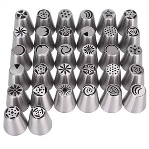 Cake Decorating Kit Turntable Rotating Baking Flower Icing Nozzles Piping Tool