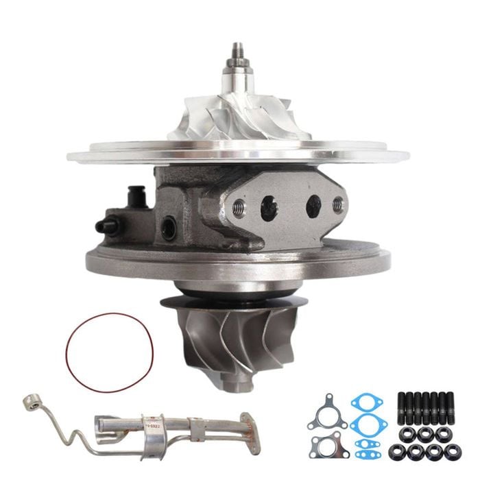 Upgrade Billet Turbo Cartridge Chra Core With Oil Feed Pipe For Nissan Navara D40 Yd25 2.5l 4-bolt