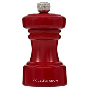 Cole & Mason Hoxton Salt Mill - Red Gloss