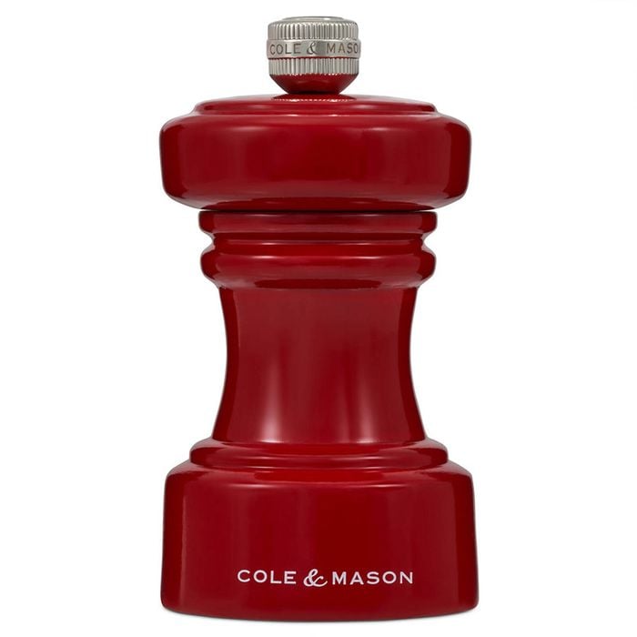 Cole & Mason Hoxton Salt Mill - Red Gloss