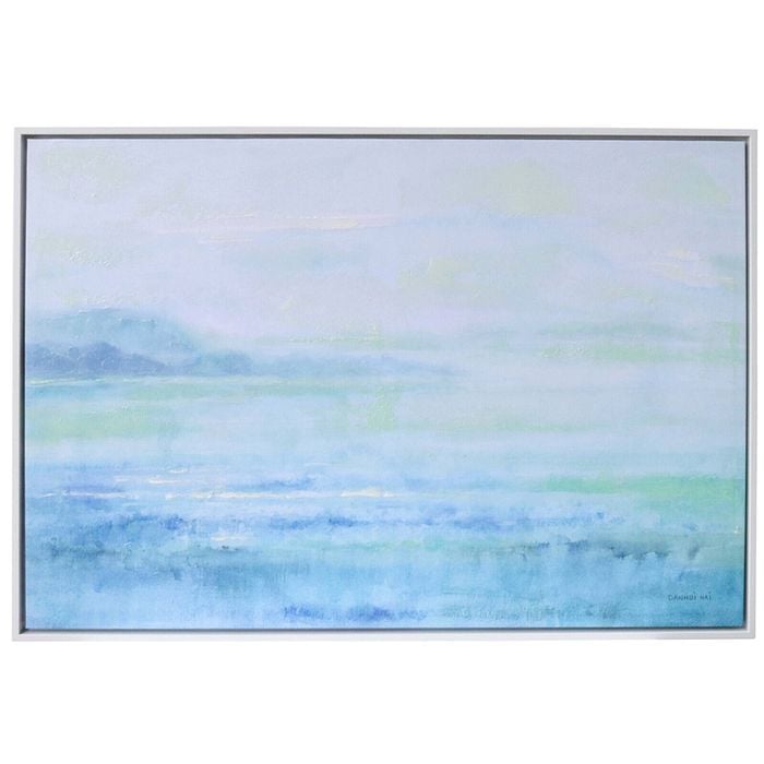 LVD Framed Canvas Sea Sparkle 2 Decorative Wall Art Home Decor 115x80cm