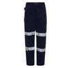Green Hip Reflective Cargo Pants Navy Blue Size 16