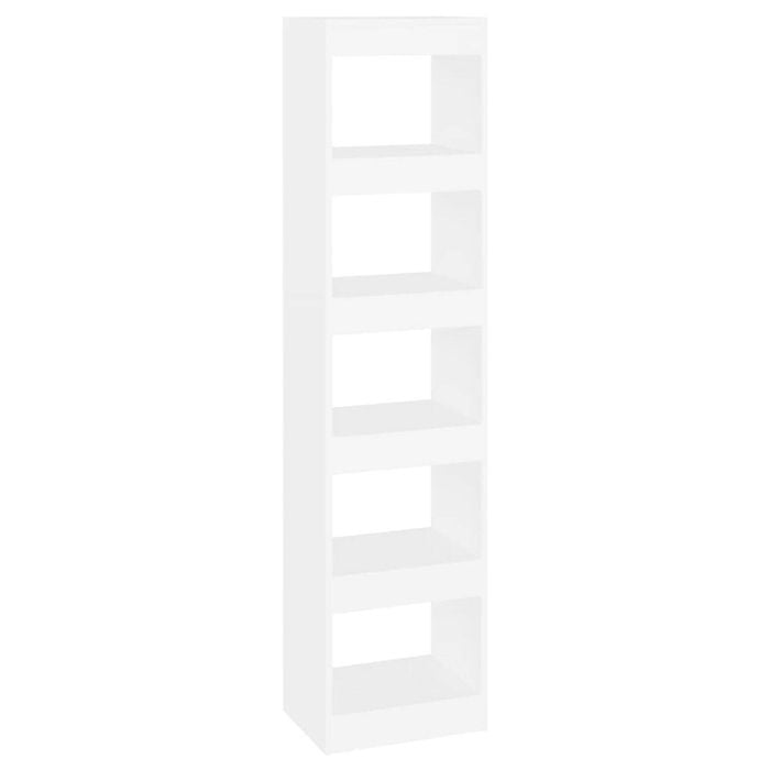vidaXL Book Cabinet/Room Divider White Storage Cabinet Bookcase Shelf Rack