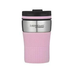 Thermocafe Vacuum Insulated Travel Drinking Cup Pink 200ml
