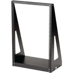 StarTech.com 2-Post 16U Heavy-Duty Desktop Server Rack, Small Open Frame 19in Network Rack for Home/Office IT Equipment