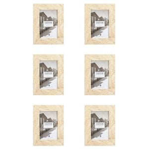 6PK Unigift Coastline Home Photo/Picture Frame 10x15cm Assorted
