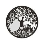 Willow & Silk Laser-cut Cat Inspired Mirror Accent Indoor Wall Art