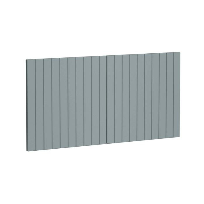 Kaboodle 1000mm Kaleo V-Groove Fridge Cabinet Doors - 2 Pack
