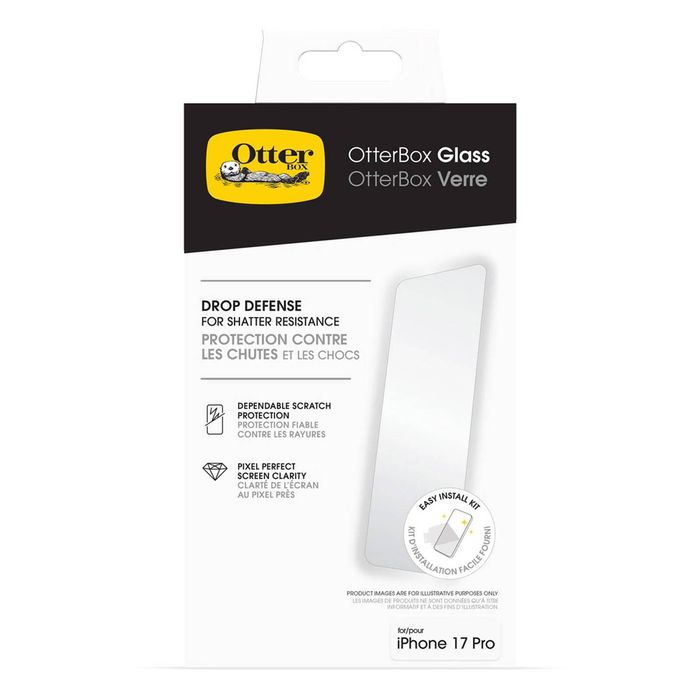 Otterbox Glass Screen Protector for iPhone 17 Pro 77-98682 - Clear