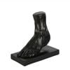 Belle Morton Polyresin Foot Sculpture 24cm Decor - Black