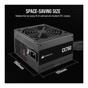 Corsair Cx750 750 Watt 80+ Bronze Power Supply [cp-9020279-au]