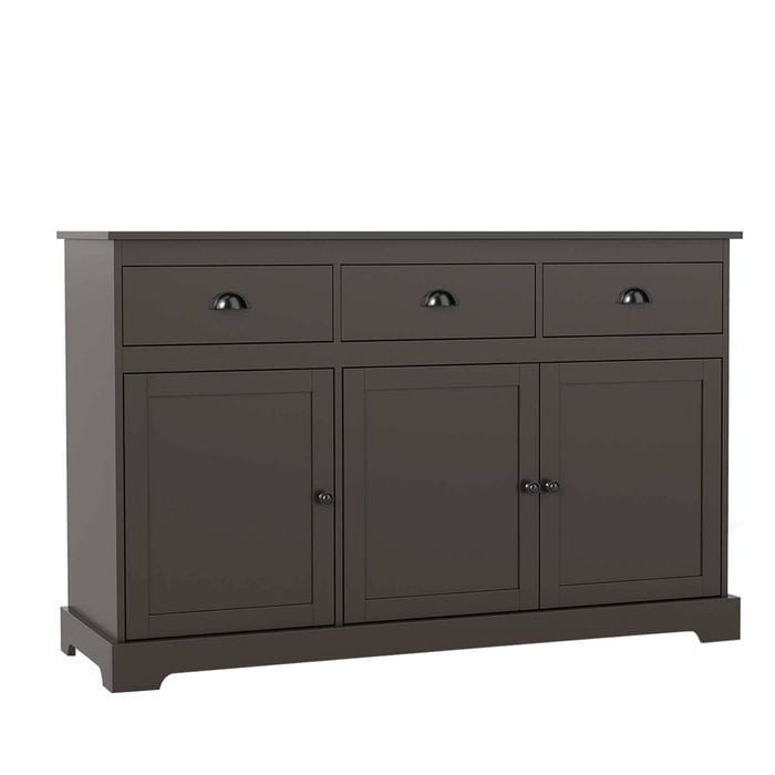 Costway Kitchen Buffet Sideboard Storage Cabinet Console Table Brown