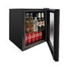 Airflo 52 L Glass Door Bar Fridge Black