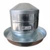 Ipetz Galvanised Non Hanging Ground Dwelling Animal Drinker 9l