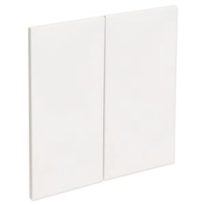 Kaboodle 600mm Gloss White Modern Rangehood Doors - 2 Pack