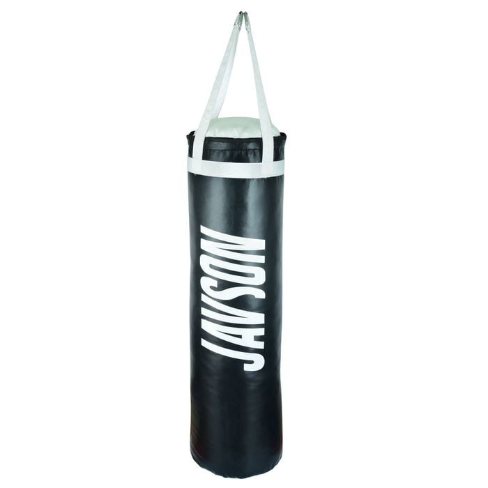 Javson Punching bag FILLED Boxing MMA 6 feet or 183 cm - Black / White