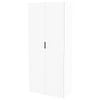 Lugna 2048 x 750 x 580mm White 5 Shelf 2 Drawer Storage Unit
