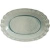 LVD Ceramic Platter Minorca XL Oval 49cm - Silver Grass