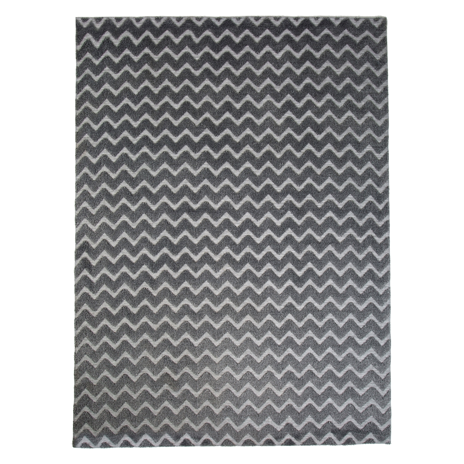 160 x 230cm Misurni Zigzag Green Polyester Rug thumbnail 2