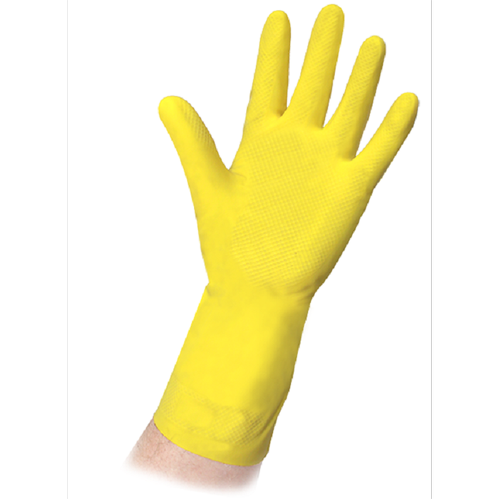 Ansell Medium Workmates Rubber Gloves - 6 Pairs