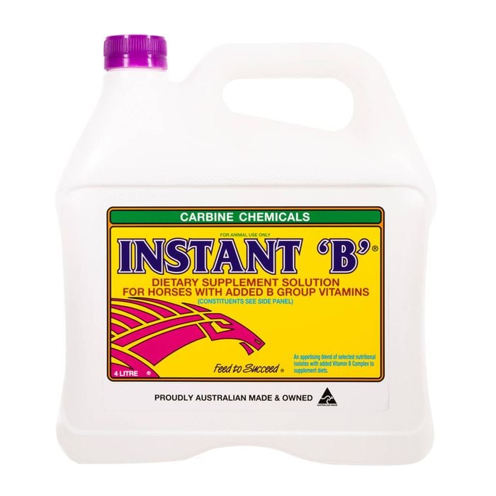 Carbine Instant B Pony Oral Dietary Vitamin B Supplement Horse 4l