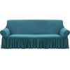 SOGA 4-Seater Blue Sofa Cover