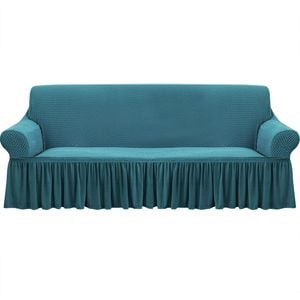 SOGA 4-Seater Blue Sofa Cover