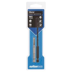Sutton Tools 4.2mm M5 1/4 Hex Impact Tap And Drill Set