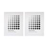 2PK Braz Venice Image Photo Document Display Frame 40x50cm White