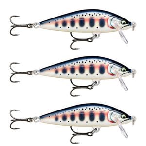 3x Rapala 3.5cm Countdown Sinking Hardbody Balsa Fishing Lures - Gilded Yamame