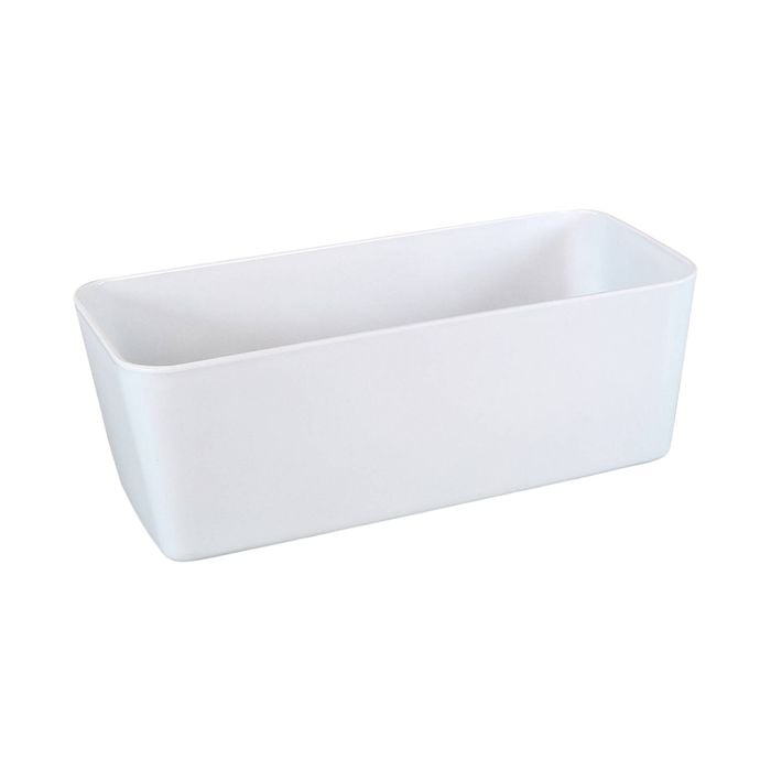 Eden 28cm White Self Watering Trough Planter
