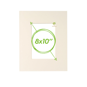Picture Photo Mount - To Fit Frame Size 8 X 10" For Image Size 4 X 6"