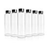 Kitchee 500ml Glass Water Drink Bottle with Stainless Steel Lid - Set of 6