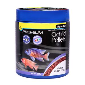 Aqua One Premium Cichlid Floating Pellets  260g (26227)