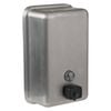 Metlam Australia Stainless Steel 1.2L Vertical Soap Dispenser with Black Valve