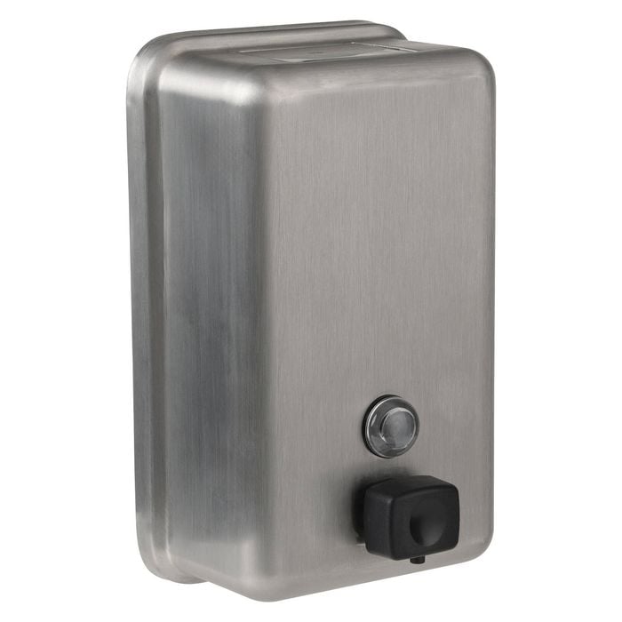 Metlam Australia Stainless Steel 1.2L Vertical Soap Dispenser with Black Valve