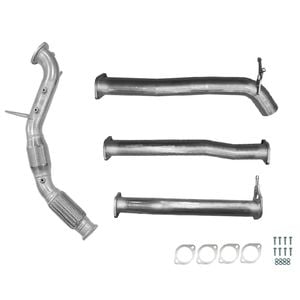 Ignite Exhausts Turbo Back For Ford Ranger Px2/px3 3.2l Cat & Diff Dump Pipe Raw Aluminised Steel