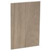 Kaboodle 900mm Maplenut Modern Medium Pantry Doors - 2 Pack