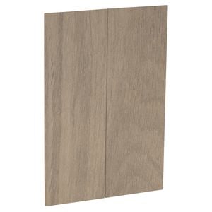 Kaboodle 900mm Maplenut Modern Medium Pantry Doors - 2 Pack