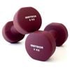 METEOR 8kgx2 Flat Bottom Neoprene Dumbbells