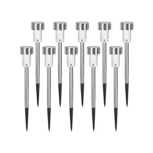 Click 26.5cm Stainless Steel Pathway Light - 10 Pack