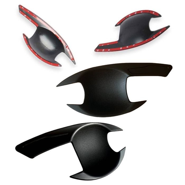Door Handles Bowl Inserts Cover for Mitsubishi Pajero Sport 2015-2024 Matt Black protector