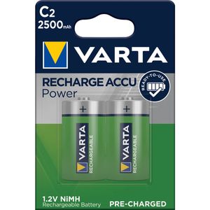 Varta C Rechargeable Batteries - 2 Pack