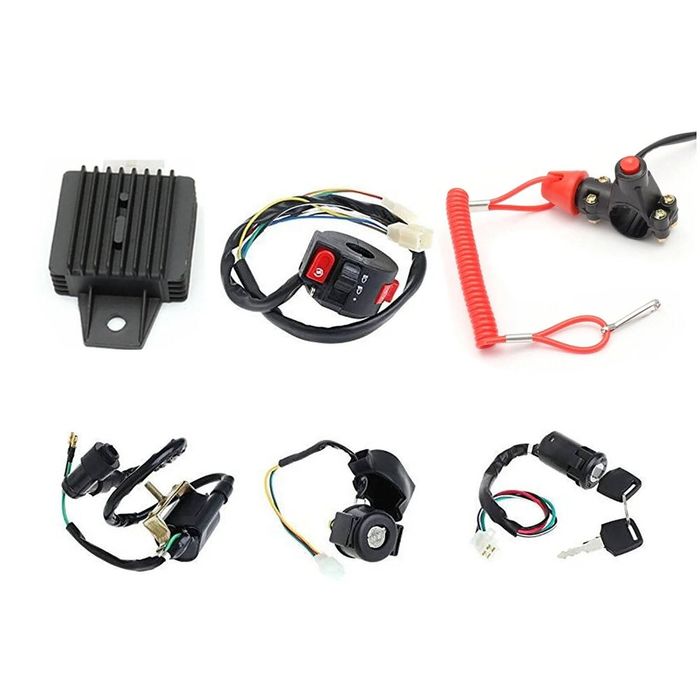 50cc 70cc 110cc 125cc Wiring Loom Harness Coil Kit Switch for Quad Dirt Bike