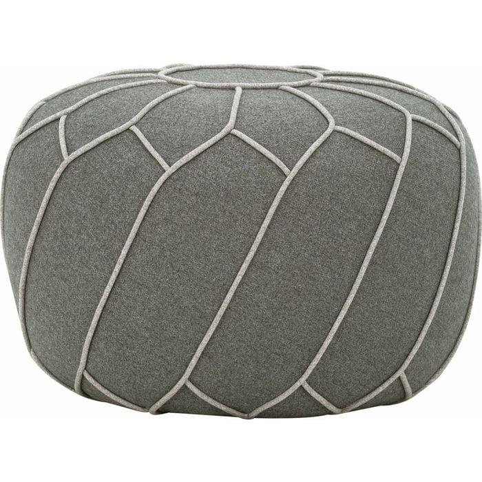 Modern Furniture SATURN Ottoman - 61cm - Grey
