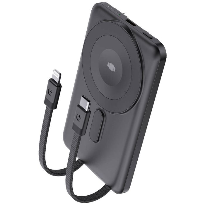 Magnetic Portable Fast Charging Qi Wireless 5000mAh Magsafe & Qi-Enabled Smartphones Compatible Power Bank