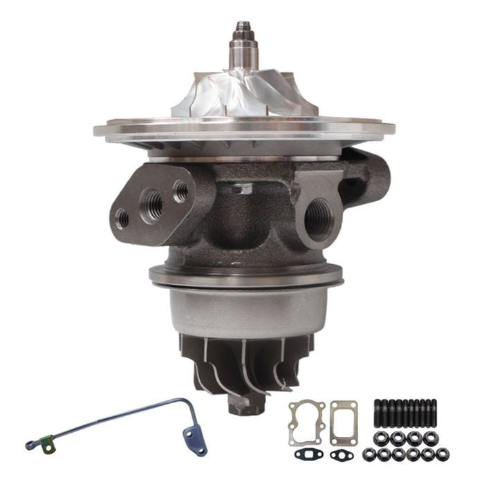 Upgrade Billet Turbo Cartridge Chra Core With Oil Feed Pipe For Nissan Patrol Gu Td42 4.2l Ht18
