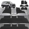 6D Diamond Car Floor Mats for LDV D90 2017-Current-Ultimate Set-Black-Outback GT