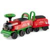 Costway Kid Ride On Car Electric Train W/carriage Music Toy Gift Green