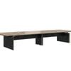 Knight 360cm Boardroom Table Conference Room Table - Brown Oak